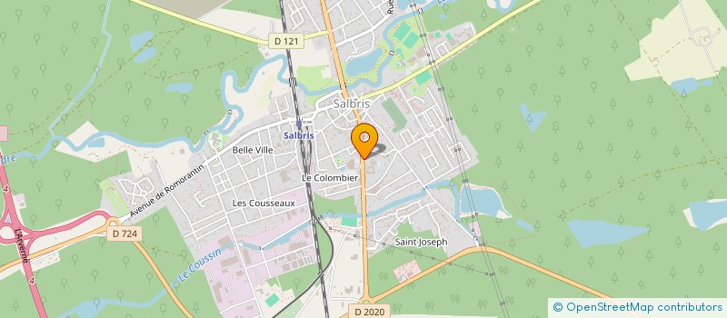 localisation de l'entreprise LE LYS  SALBRIS