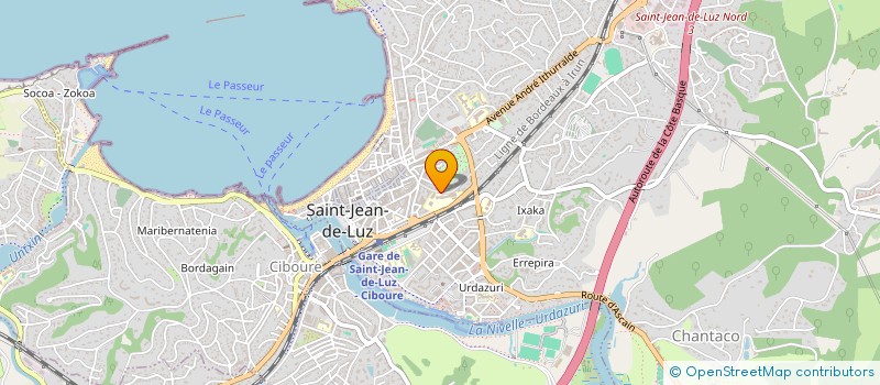 localisation de l'entreprise LE LYS à SAINT-JEAN-DE-LUZ