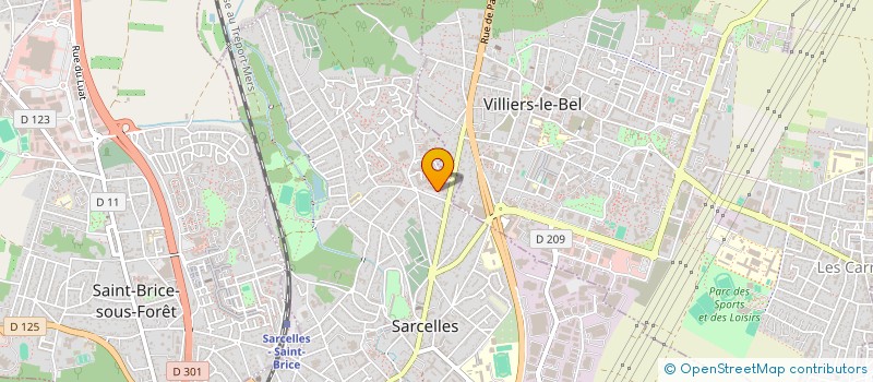 localisation de l'entreprise LE LYS à SARCELLES
