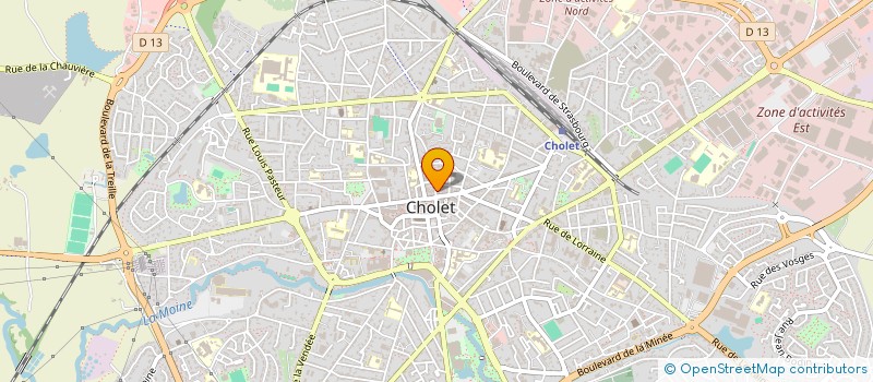 localisation de l'entreprise LE LYS à CHOLET