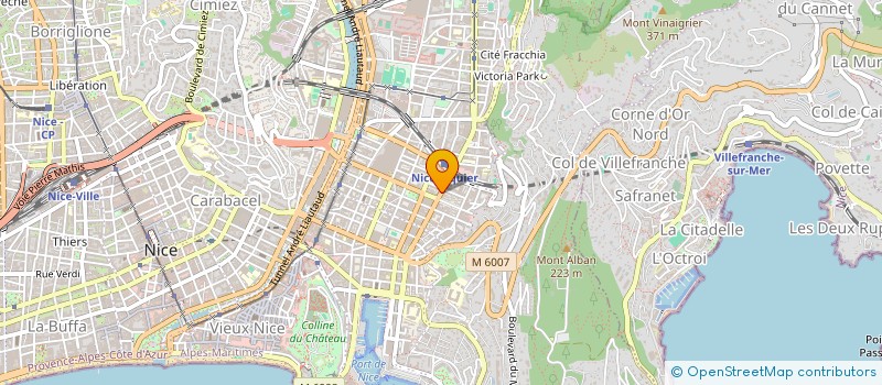 localisation de l'entreprise LE LYS à NICE