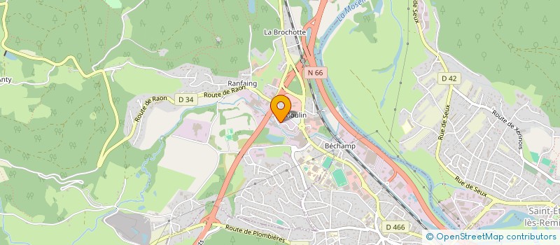 localisation de l'entreprise LE LYS BLANC à SAINT-NABORD