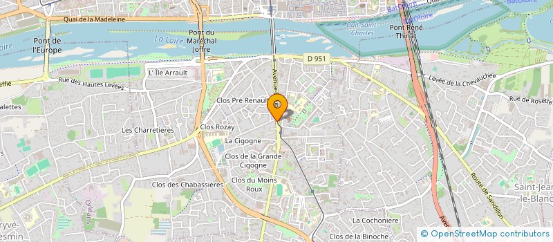 localisation de l'entreprise LE LYS D'OR à ORLEANS