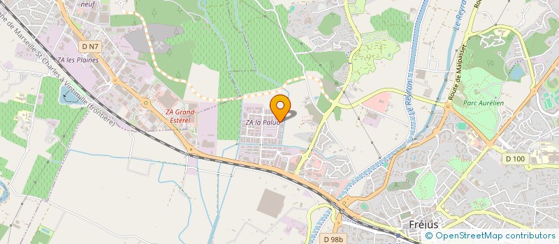 localisation de l'entreprise LE LYS DE PROVENCE  FREJUS
