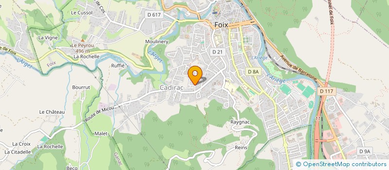 localisation de l'entreprise LE LYS DES PYRENEES à FOIX
