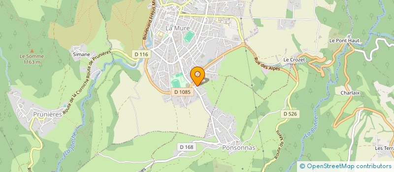 localisation de l'entreprise LE LYS DES TEMPLIERS  LA MURE