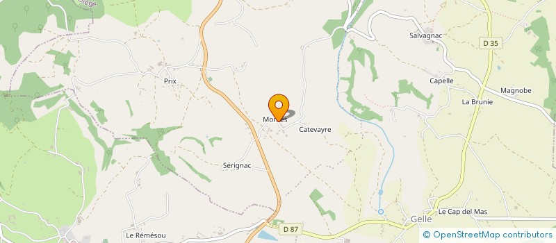 localisation de l'entreprise LE LYS DU CAUSSE  CAUSSE-ET-DIEGE