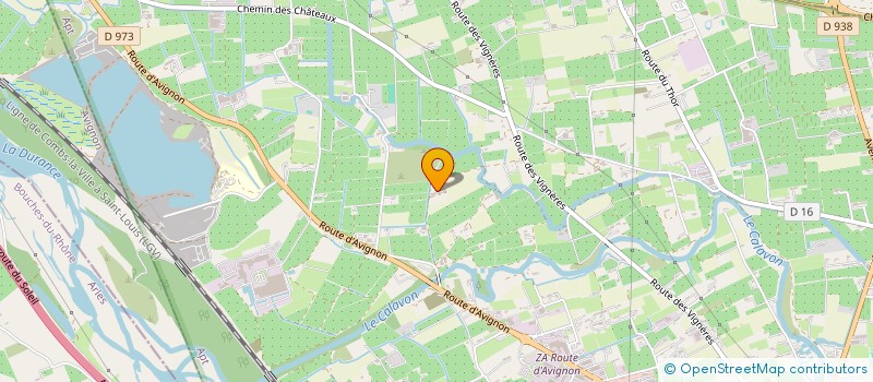 localisation de l'entreprise LE LYS ROSE  CAVAILLON