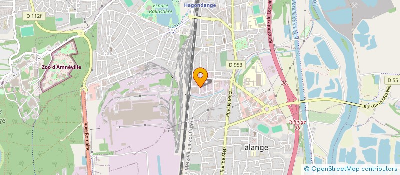 localisation de l'entreprise LE LYS ROUGE à HAGONDANGE