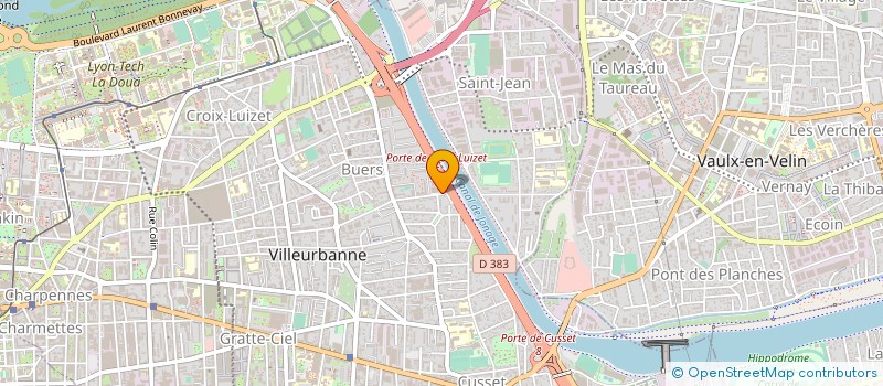 localisation de l'entreprise LE LYSERON J. VITTA à VILLEURBANNE