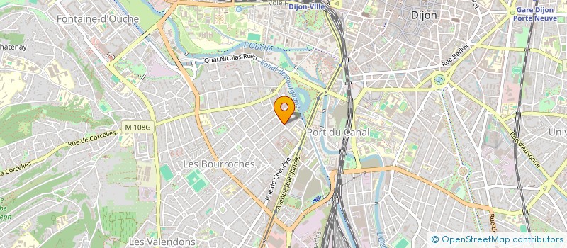 localisation de l'entreprise LE M  DIJON