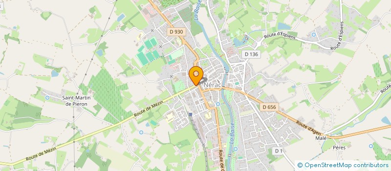 localisation de l'entreprise LE M ASSADA à NERAC