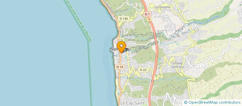 localisation de l'entreprise LE M BARBERIO  SAINT-LEU