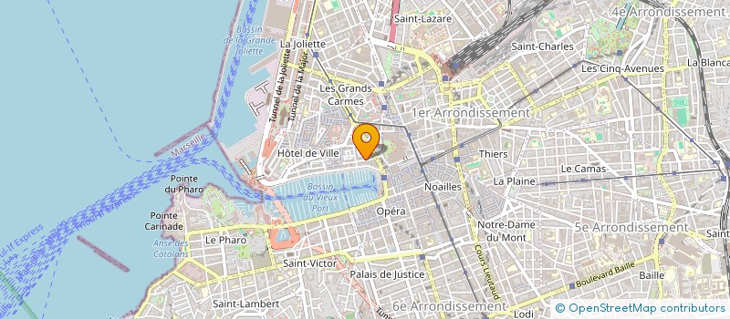 localisation de l'entreprise LE M'C - CERCLE CLUB PRIVE à MARSEILLE