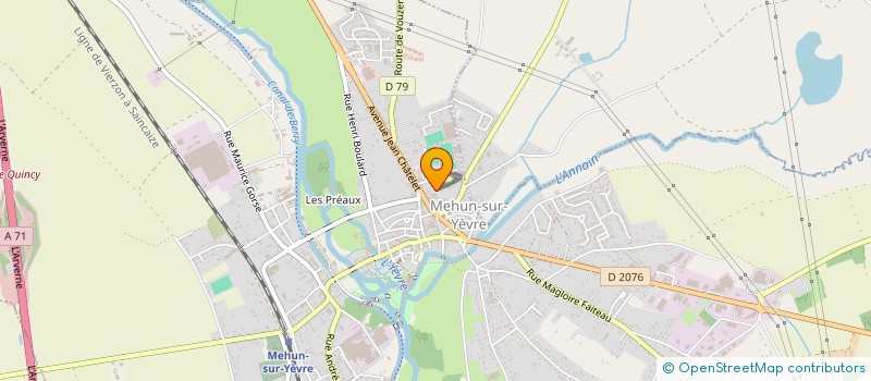 localisation de l'entreprise LE M IMMOBILIER  MEHUN-SUR-YEVRE