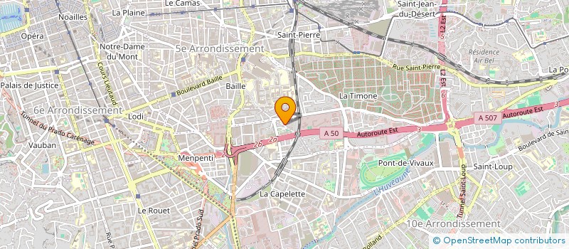localisation de l'entreprise LE M@RIOLAB à MARSEILLE