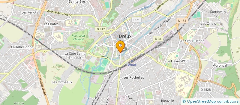 localisation de l'entreprise LE M.S 28 à DREUX