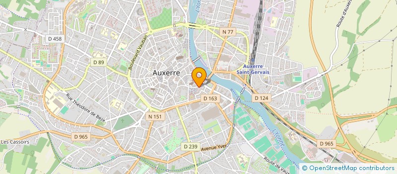 localisation de l'entreprise LE M SHOP à AUXERRE