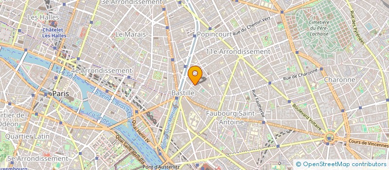 localisation de l'entreprise LE M.U.R BASTILLE  PARIS