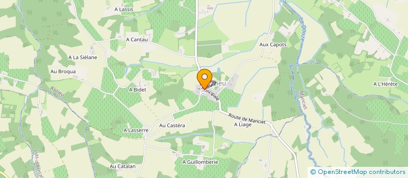 localisation de l'entreprise LE M.U.R-EAUZE (MOUVEMENTS URBAINS EN RURALITE)  AYZIEU