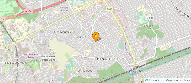 localisation de l'entreprise LE MAC MADOU à VILLEPINTE