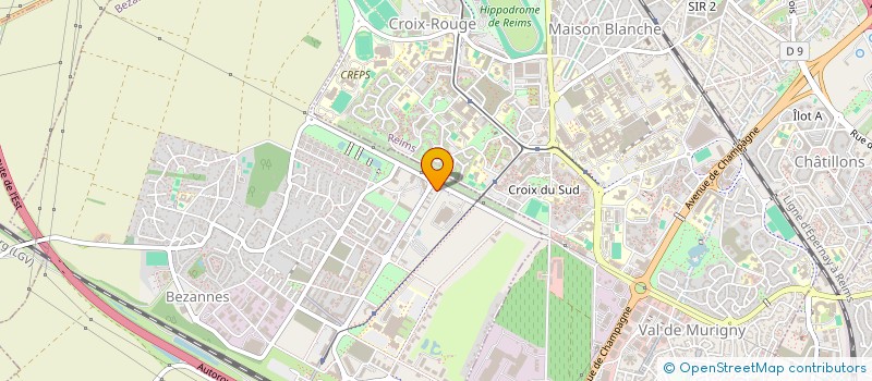 localisation de l'entreprise LE MACARON BLEU  BEZANNES