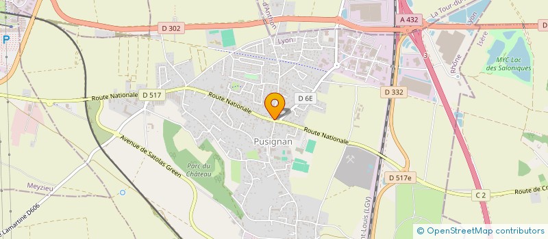 localisation de l'entreprise LE MACATIA  PUSIGNAN