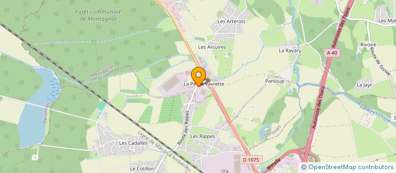 localisation de l'entreprise LE MACON DU REVERMONT à MONTAGNAT