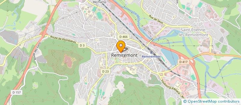 localisation de l'entreprise LE MADE'L à REMIREMONT