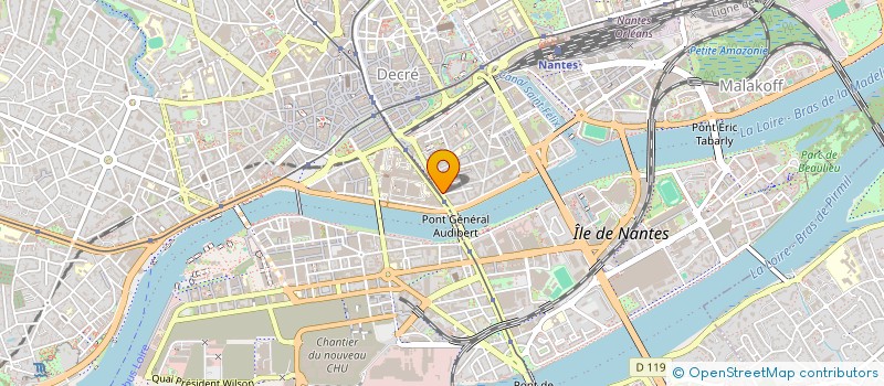 localisation de l'entreprise LE MADELEINE  NANTES