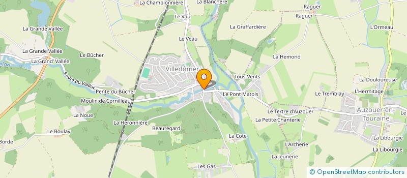 localisation de l'entreprise LE MADELON  VILLEDOMER