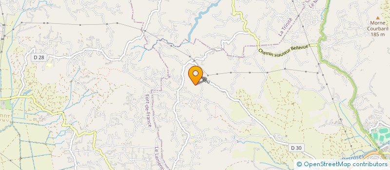 localisation de l'entreprise LE MADI'KINKELIBA  LE FRANCOIS