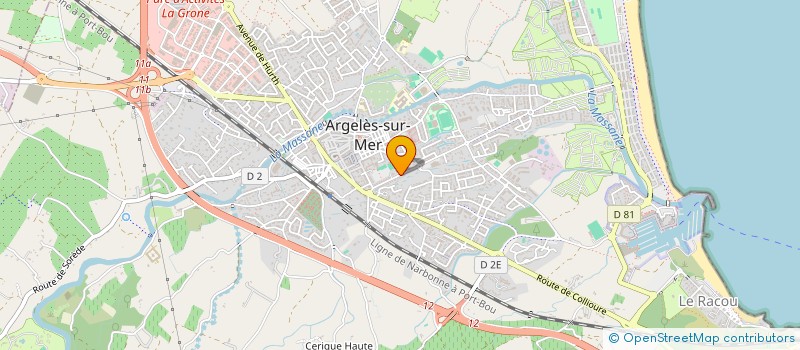 localisation de l'entreprise LE MADISON à ARGELES-SUR-MER