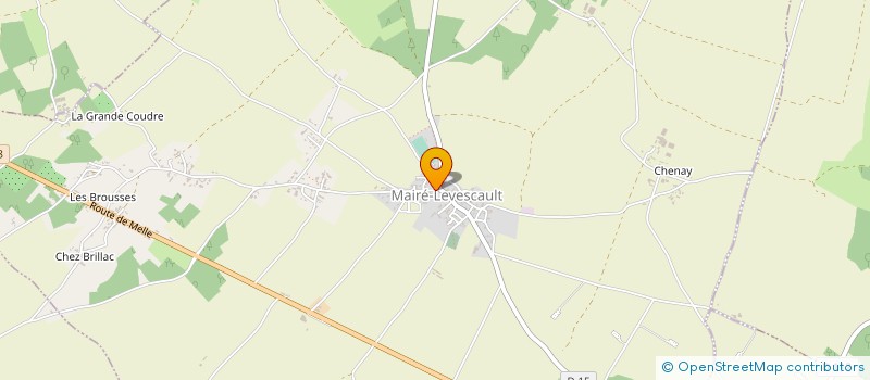 localisation de l'entreprise LE MADISSON  MAIRE-LEVESCAULT