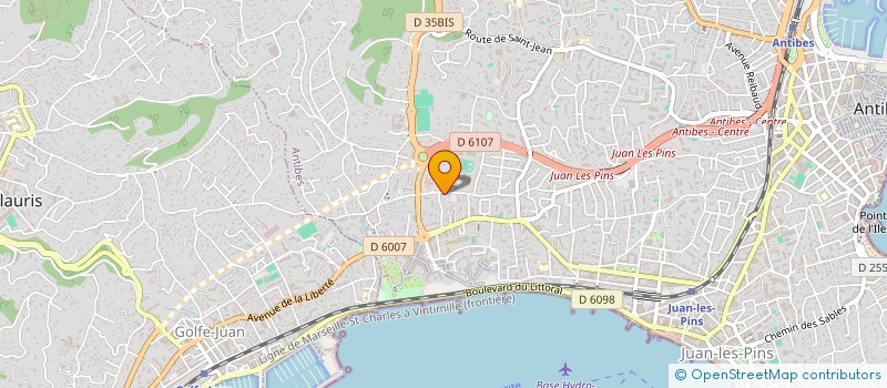 localisation de l'entreprise LE MADRAS à ANTIBES
