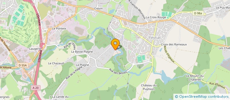 localisation de l'entreprise LE MADRE à FEYTIAT