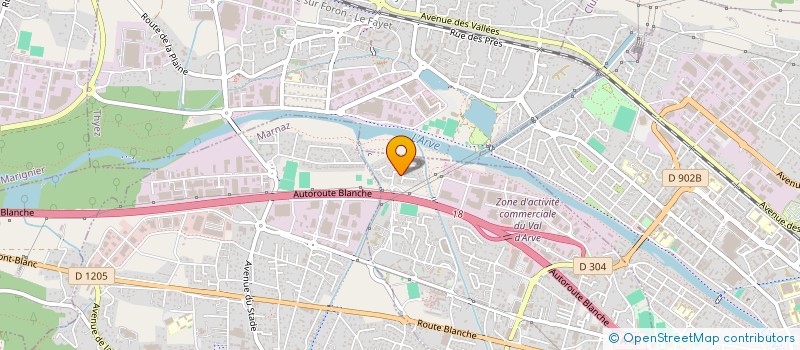 localisation de l'entreprise LE MADRIGAL à SCIONZIER