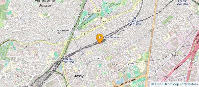 localisation de l'entreprise LE MADRIGAL DE PARIS à ANTONY