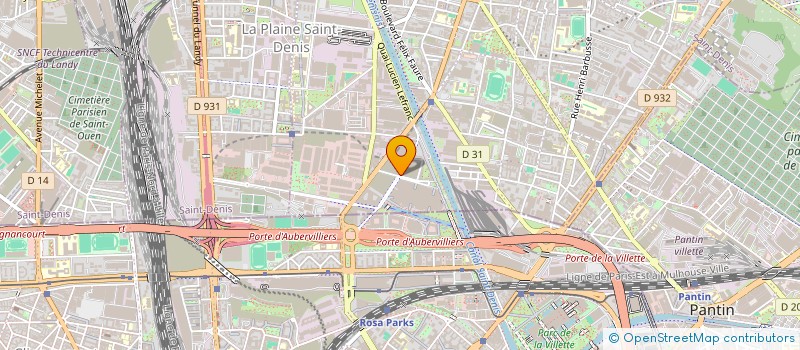 localisation de l'entreprise LE MADRILENE à AUBERVILLIERS