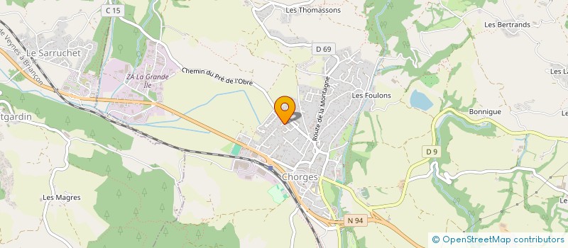 localisation de l'entreprise LE MAFOETI à CHORGES
