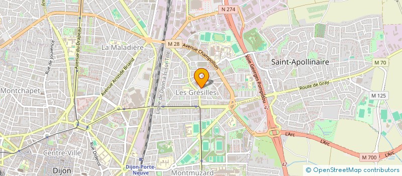 localisation de l'entreprise LE MAG à DIJON