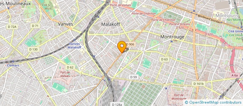 localisation de l'entreprise LE MAGASIN à MALAKOFF