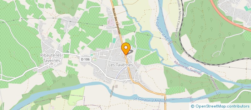 localisation de l'entreprise LE MAGASIN CONSTRUCTEUR CEVENOL à RIBAUTE-LES-TAVERNES