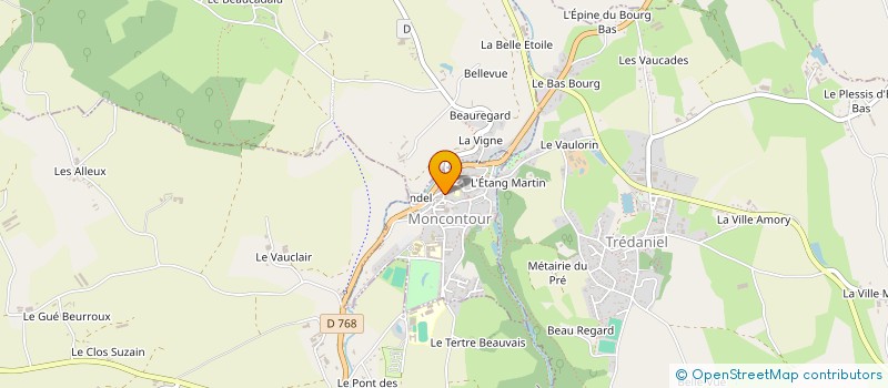 localisation de l'entreprise LE MAGEAN  MONCONTOUR