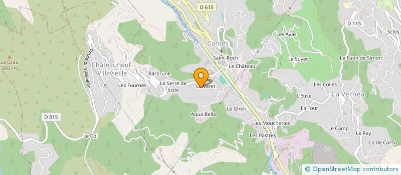 localisation de l'entreprise LE MAGELLAN à CONTES