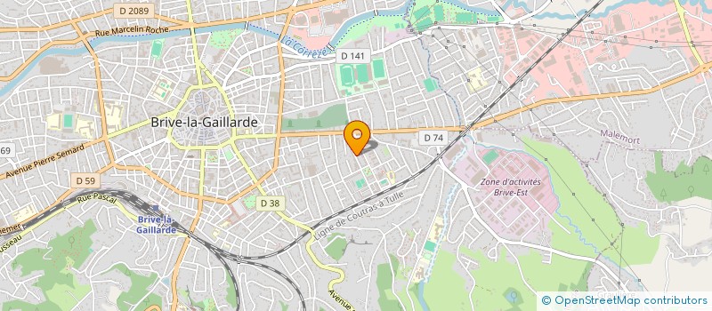 localisation de l'entreprise LE MAGHREB à BRIVE-LA-GAILLARDE