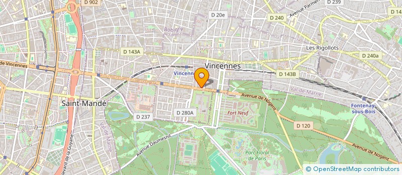 localisation de l'entreprise LE MAGHREB à VINCENNES