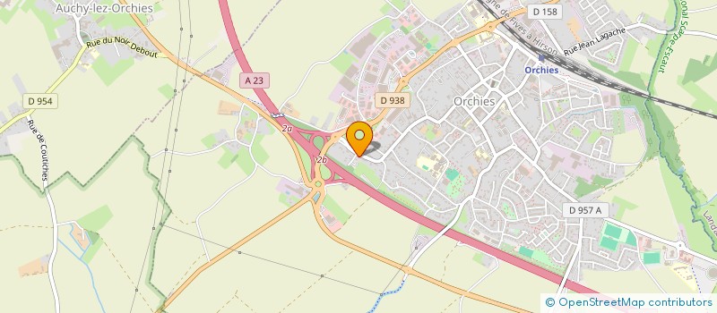 localisation de l'entreprise LE MAGICIEN  ORCHIES