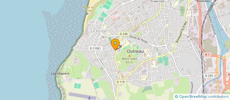 localisation de l'entreprise LE MAGICIEN DU BONHEUR  OUTREAU