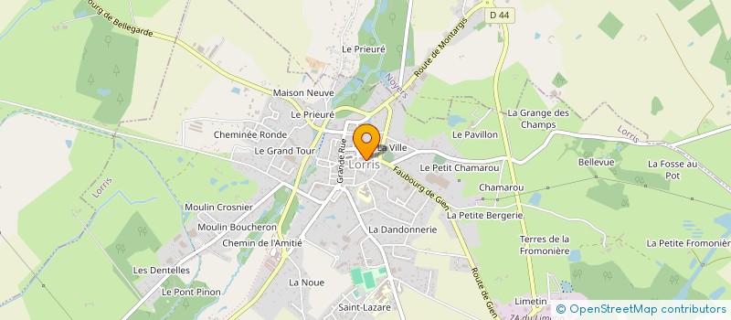 localisation de l'entreprise LE MAGISTRAL à LORRIS